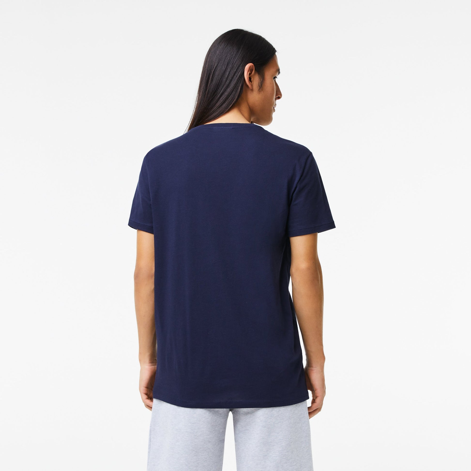 Men's V-neck Pima Cotton Jersey T-shirt - TH6710 - Medaid International