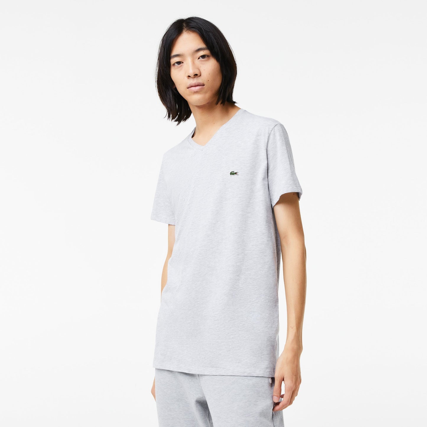Men's V-neck Pima Cotton Jersey T-shirt - TH6710 - Medaid International