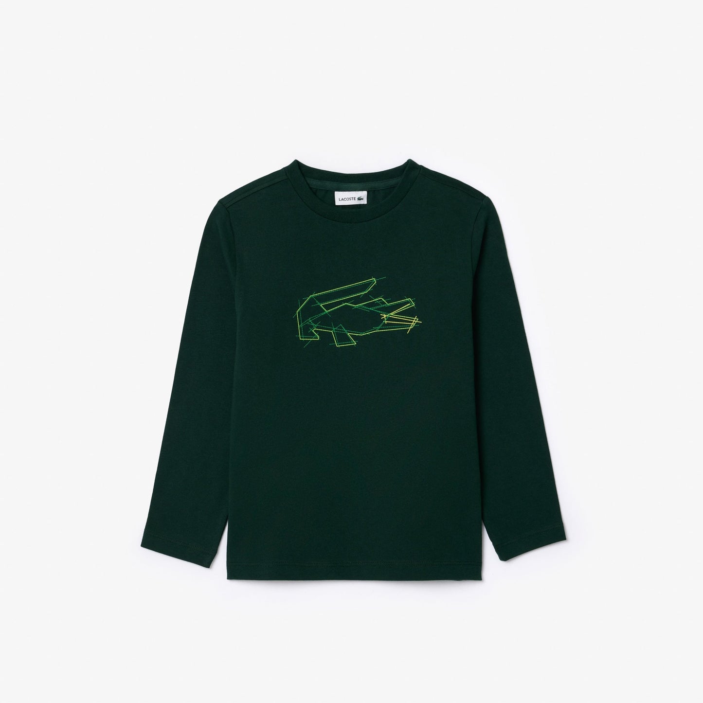 Lacoste heavy cotton crocodile graphic t-shirt tj2539 yzp - Lebanon - Medaid