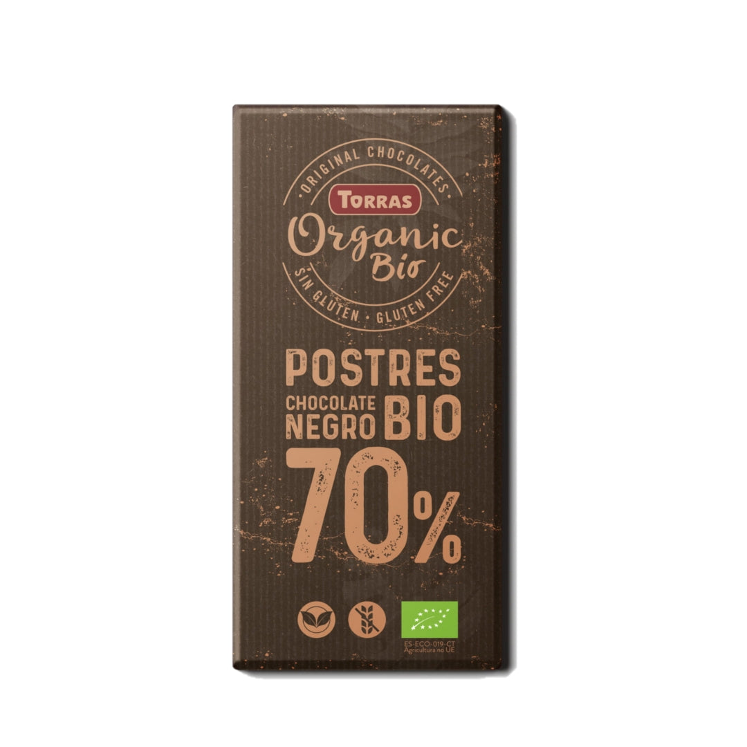 Organic Dark Chocolate 70% Cacao For Cooking