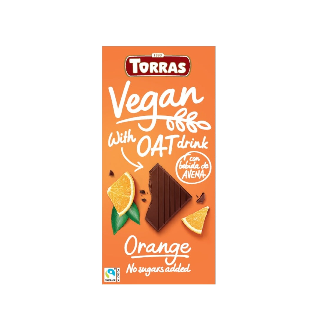 Vegan Chocolate With Oat Drink Orange