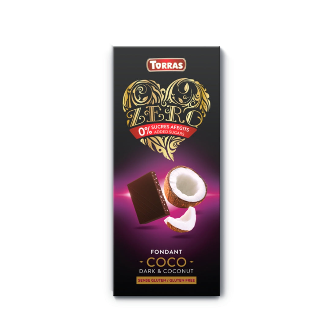 ZERO Sugar Free Dark Chocolate & Coconut