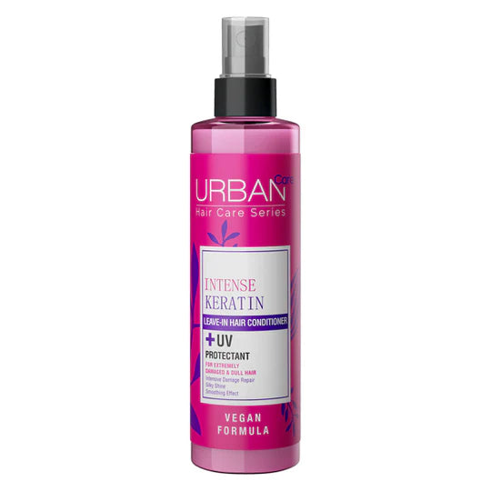 Urban Care intense keratin leave-in hair conditioner and UV 200ML - Medaid