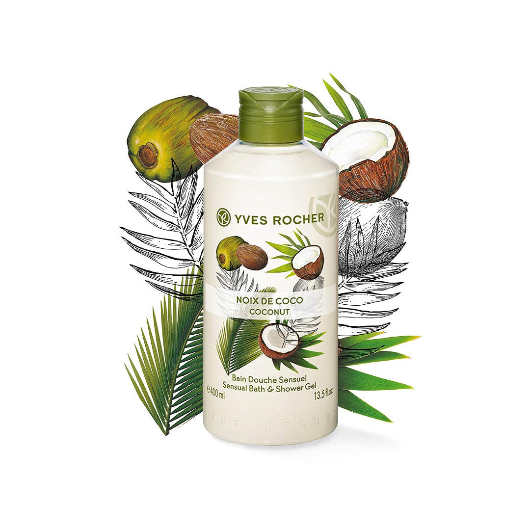 Yves Rocher Bath & Shower Gel - Coconut - Medaid