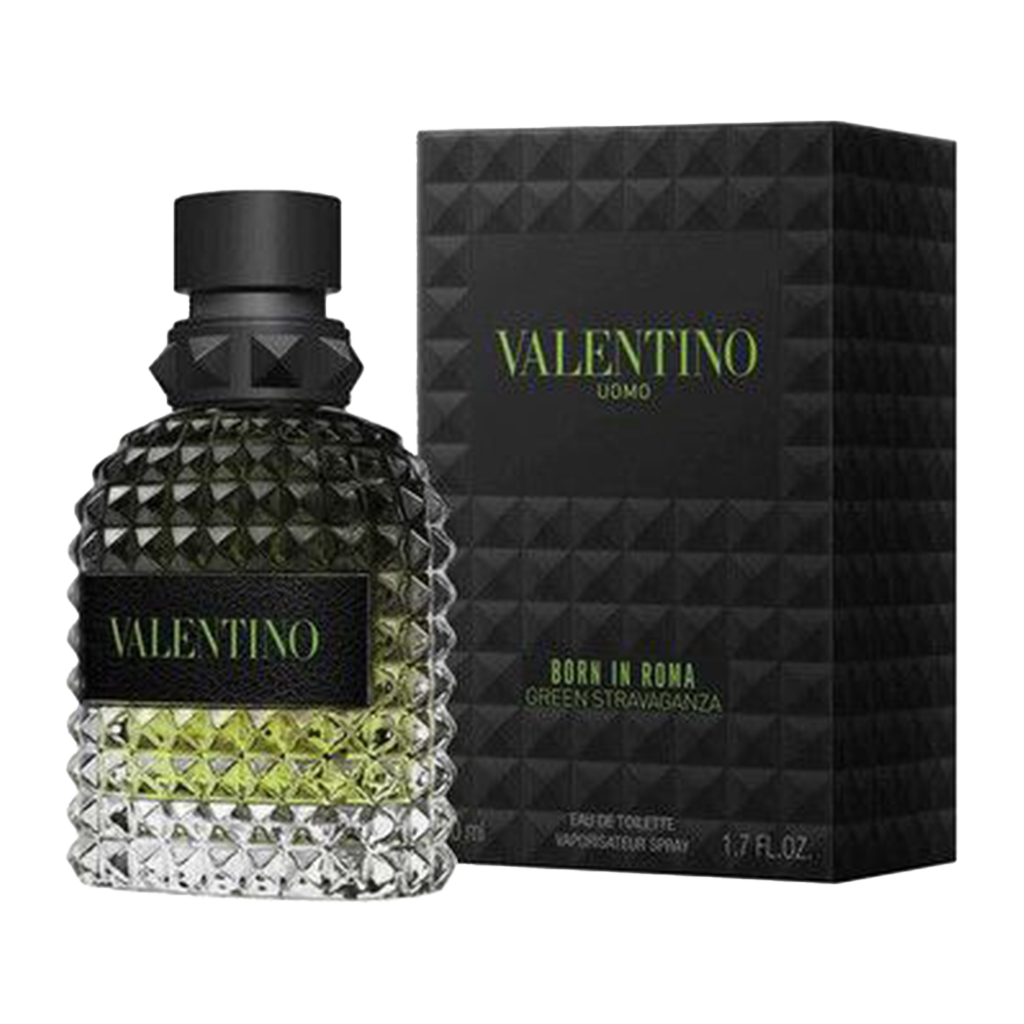 Valentino Uomo Born In Roma Green Stravaganza Eau De Toilette Pour Homme - 100ml - Medaid
