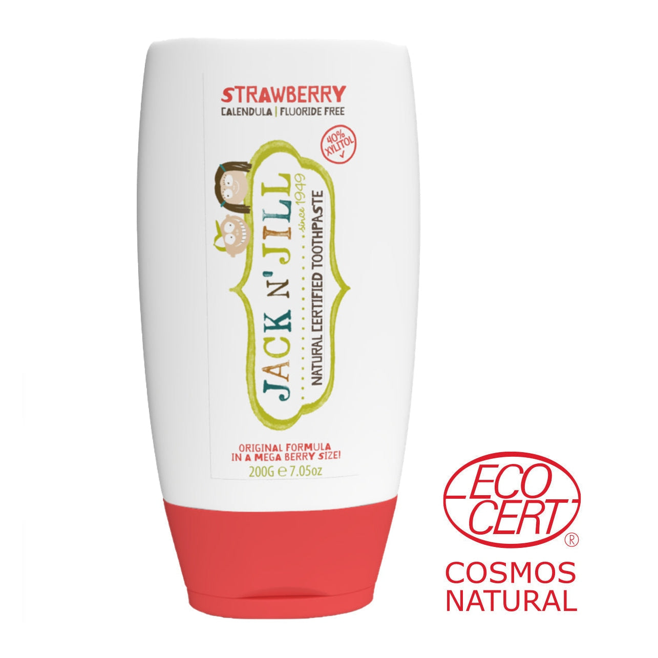 Jack N'Jill natural toothpaste Strawberry 200g - Medaid - Lebanon