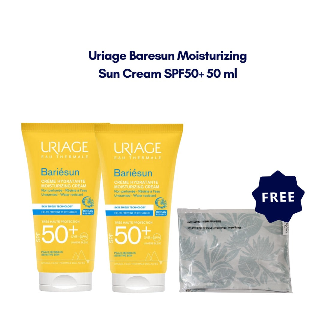 Uriage Bariesun Moisturizing Cream Unscented Dual Kit - Medaid