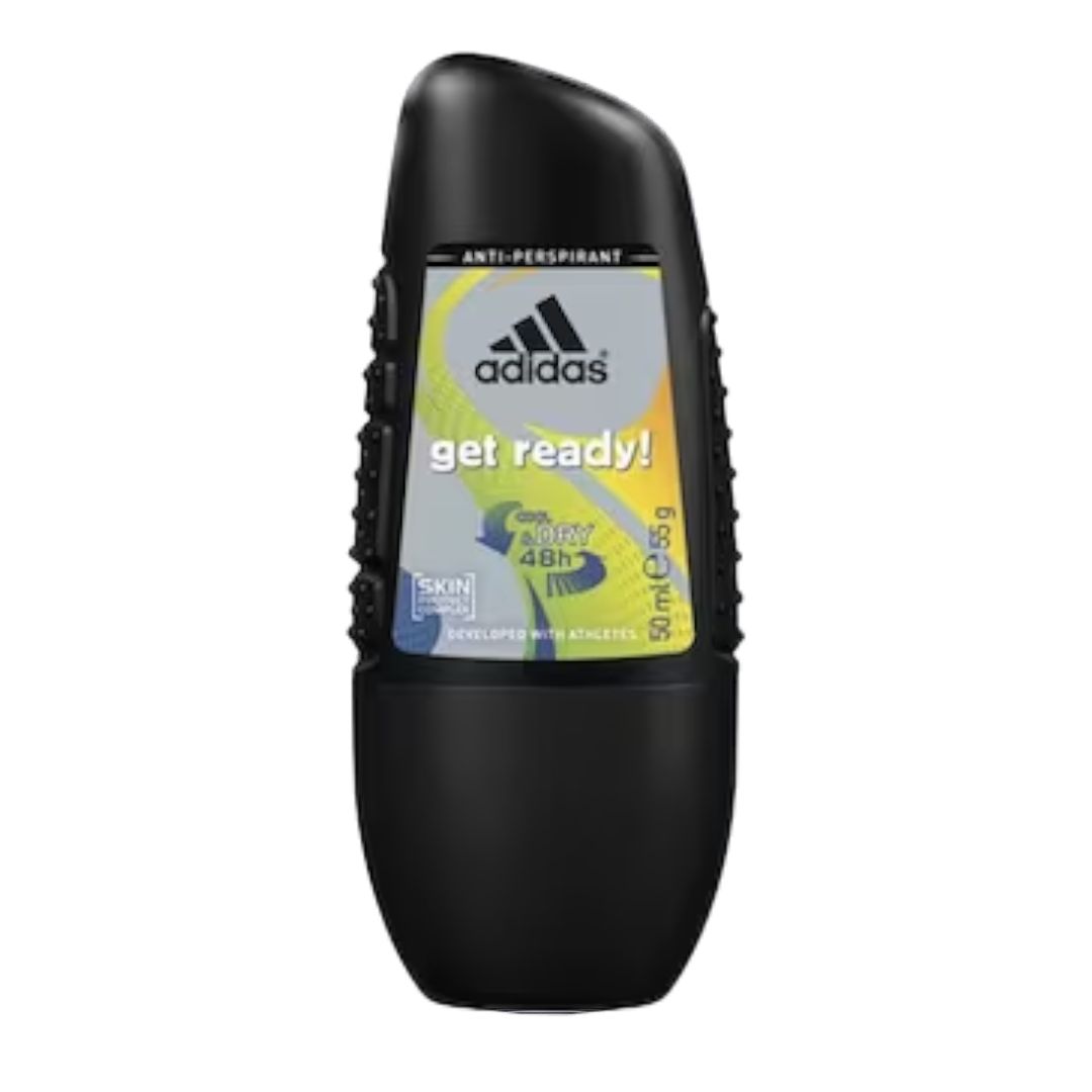 Adidas Get Ready Roll-On Deodorant For Him - 50ml - Medaid