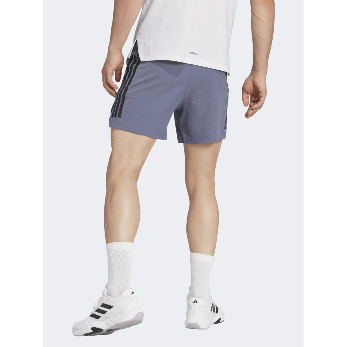 Adidas Power 3 Stripes Men Training Short Onix - Medaid
