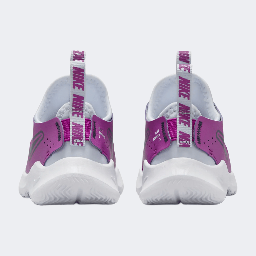 Nike Flex Infant Boys Running Shoes Grey/Fuchsia - Medaid