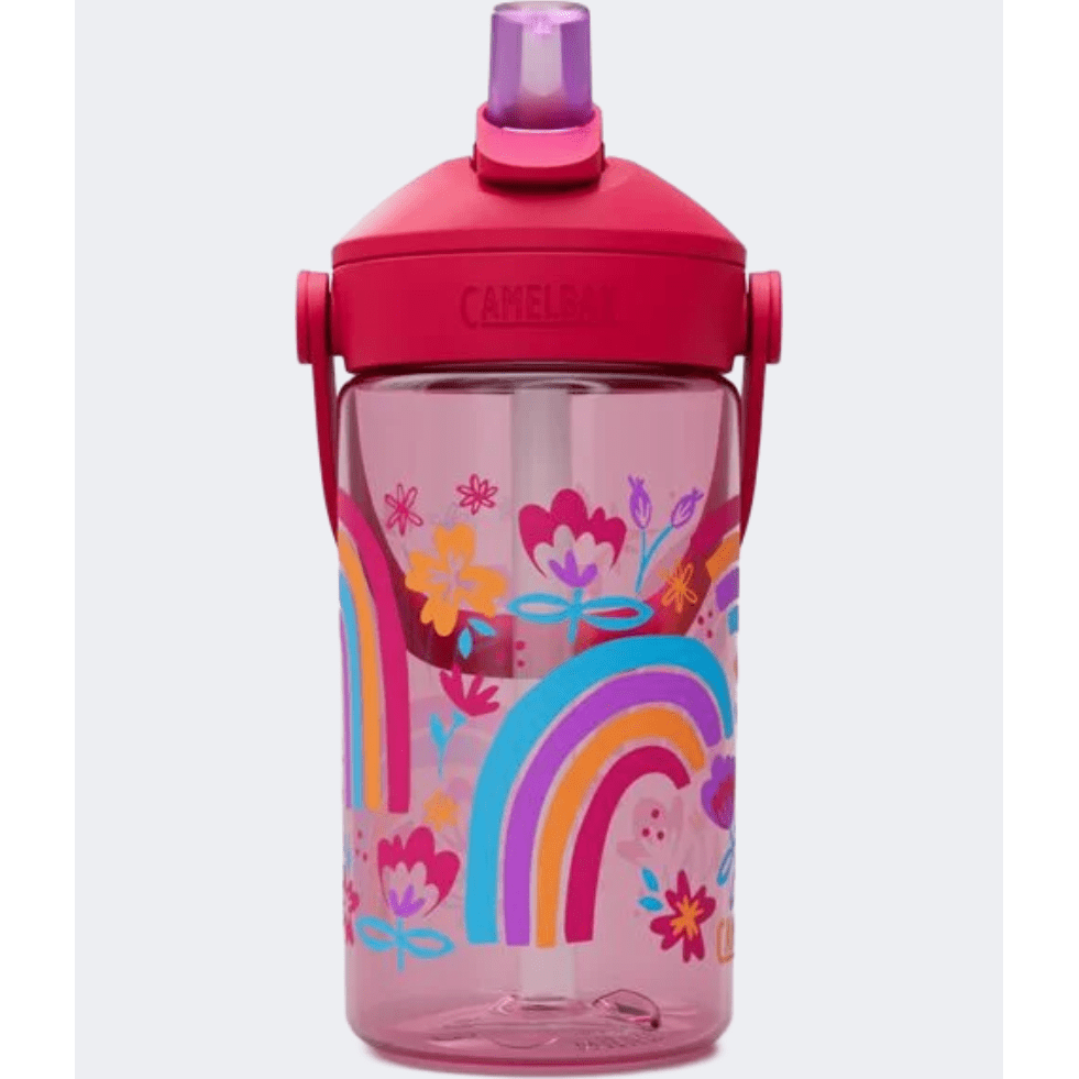 Camelbak Thrive Flip Straw 14 Oz Kids Lifestyle Bottle Rainbow Floral - Medaid