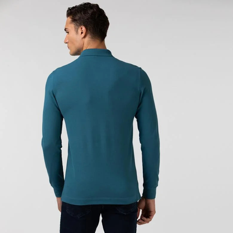 Smart Paris long sleeve stretch cotton Polo Shirt - PH2481 - Medaid International