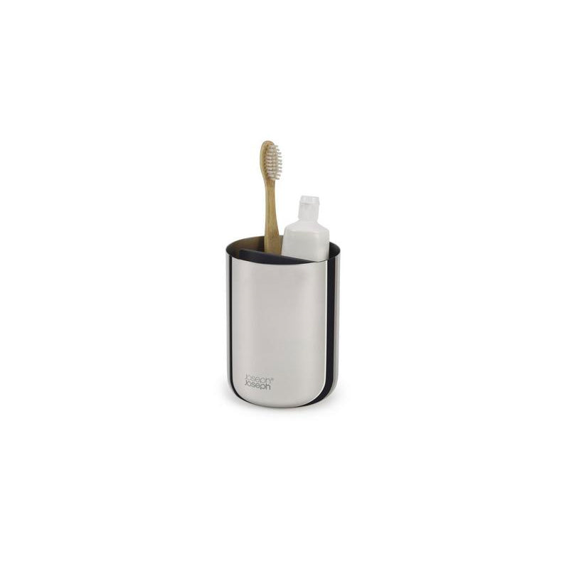 Joseph Joseph EasyStore™ Luxe Stainless-steel Toothbrush Caddy - Medaid