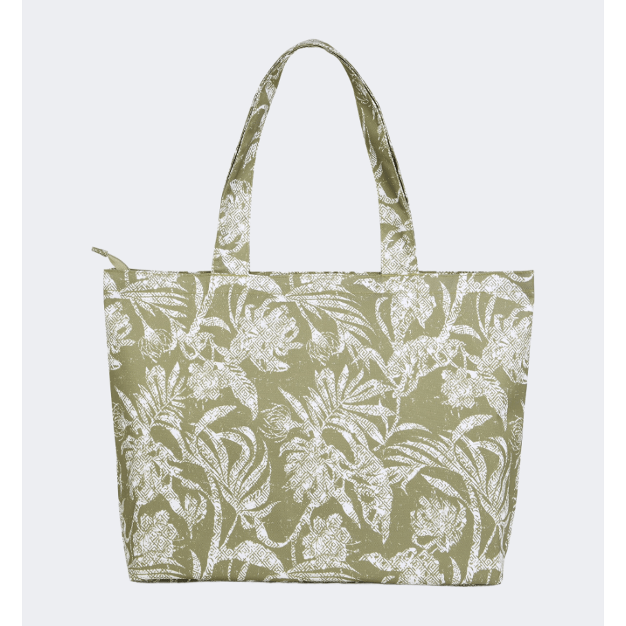 Oneill Coastal Print Tote Women Beach Bag Green - Medaid International