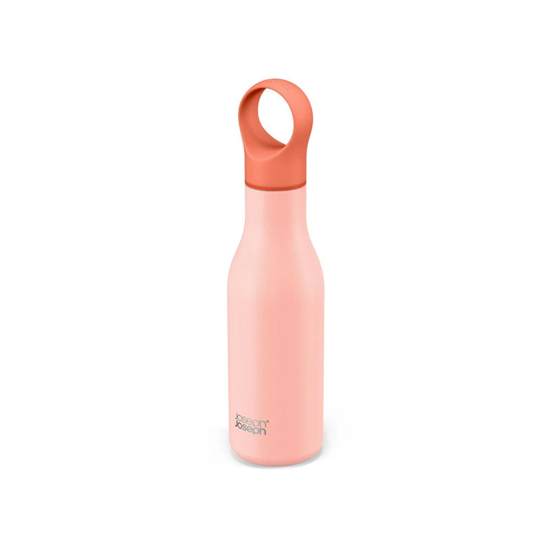 Joseph Joseph Loop™ 500ml Stainless-steel Vacuum Insulated Water Bottle Coral - Medaid