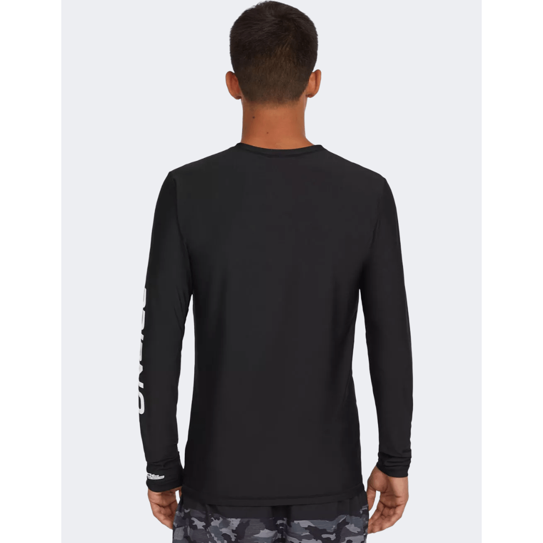 Oneill Essentials Skin Men Beach Rashguard Black - Medaid International