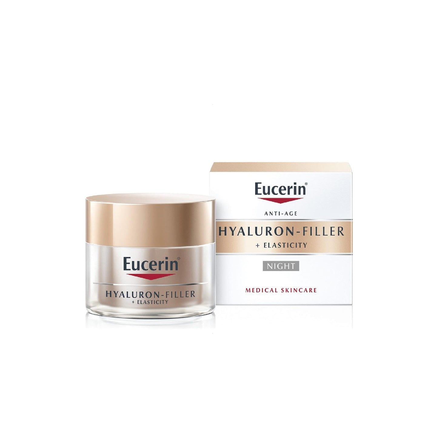 Eucerin Hyaluron Filler + Elasticity Anti Age Night Cream - Medaid - Lebanon