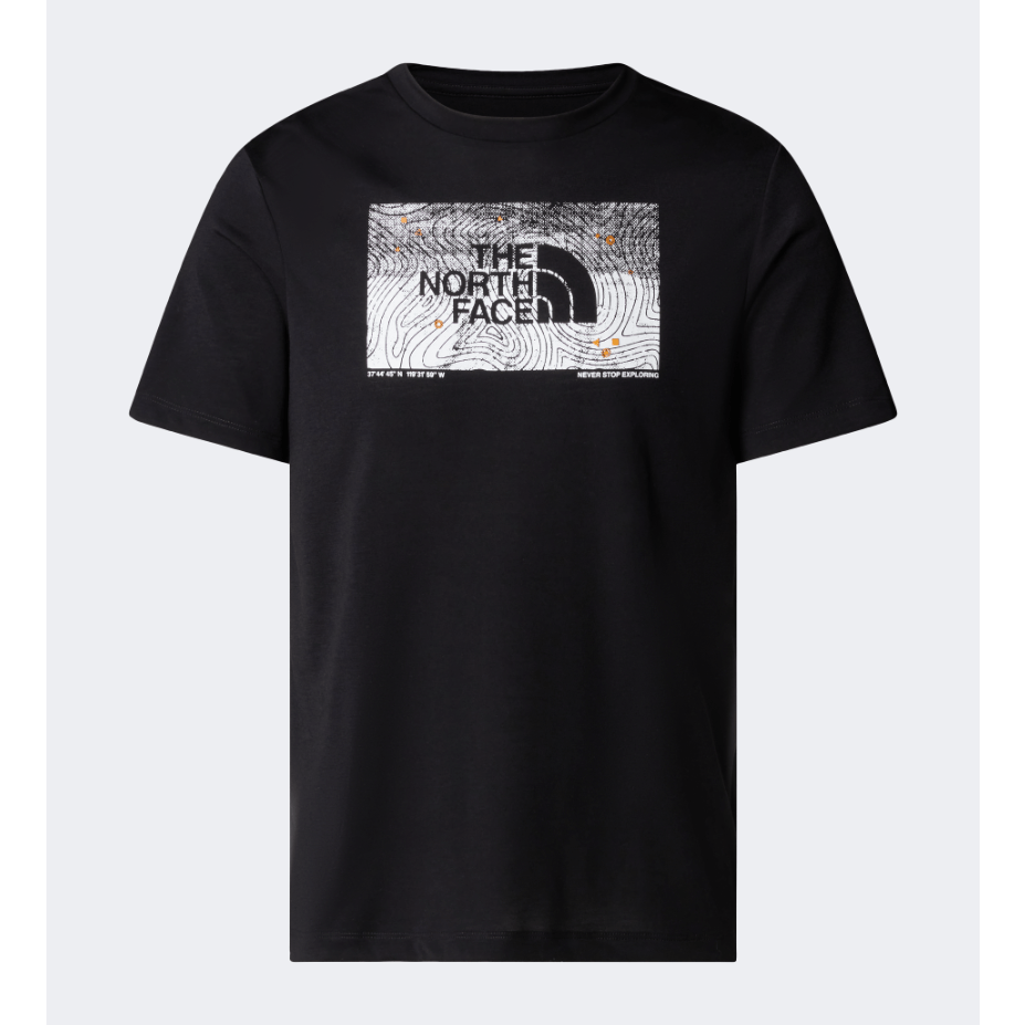 The North Face Foundation Abstract Graphic Men Lifestyle T-Shirt Black - Medaid