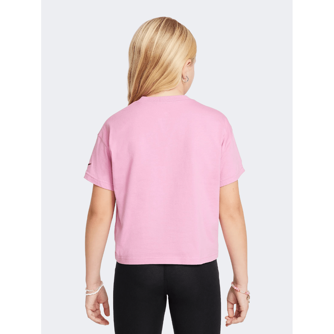 Nike Sportswear Graphic Star Girls Lifestyle T-Shirt Magic Flamingo - Medaid