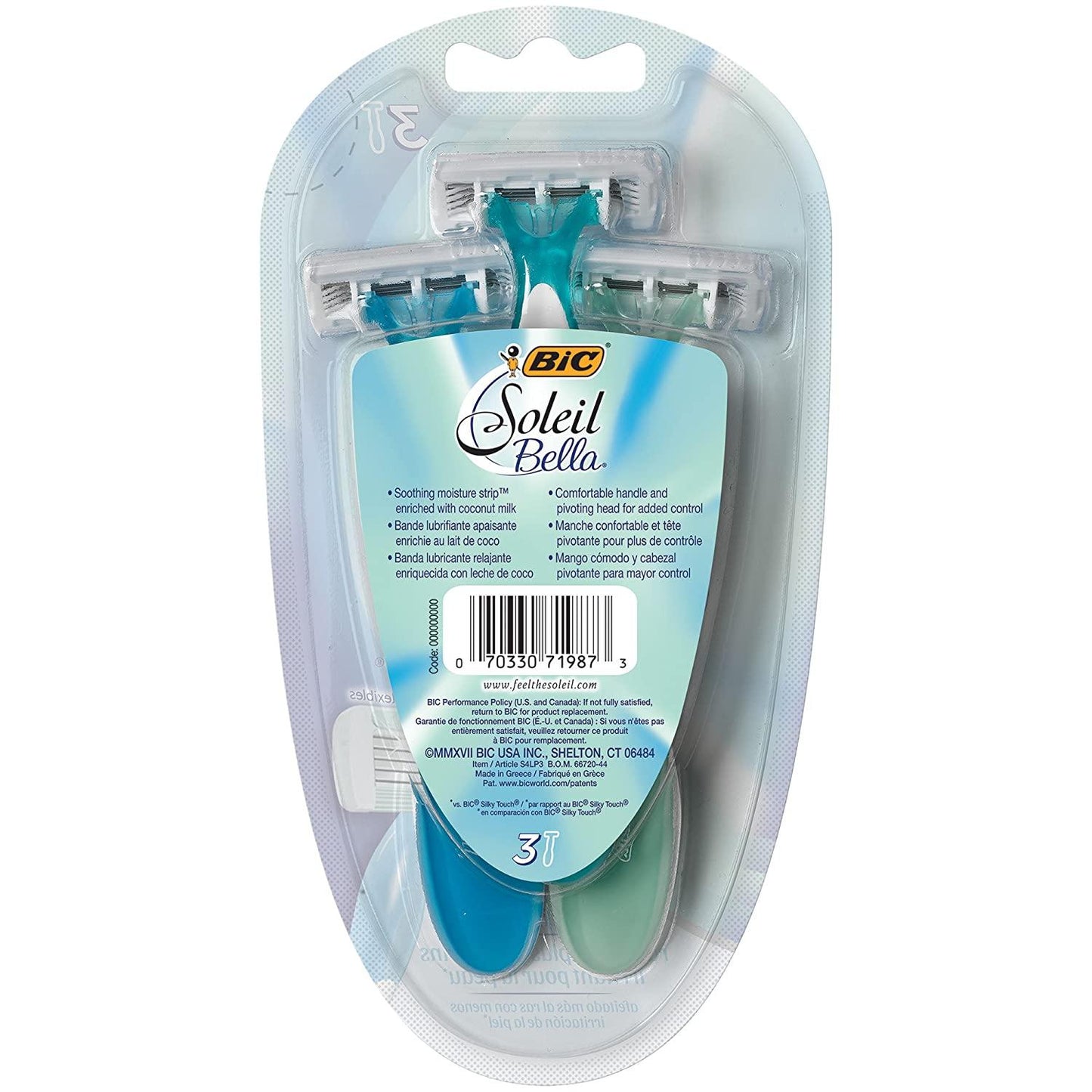 BIC Soleil Bella 4 blades (3 razors) - Medaid - Lebanon
