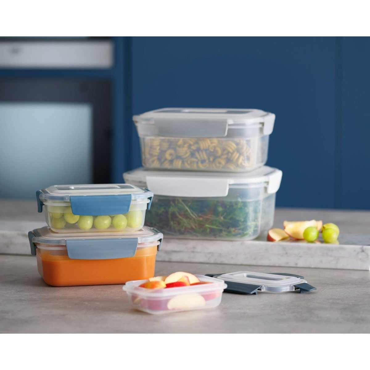 Joseph Joseph Nest Lock Multi-size Container Set - Sky - Medaid