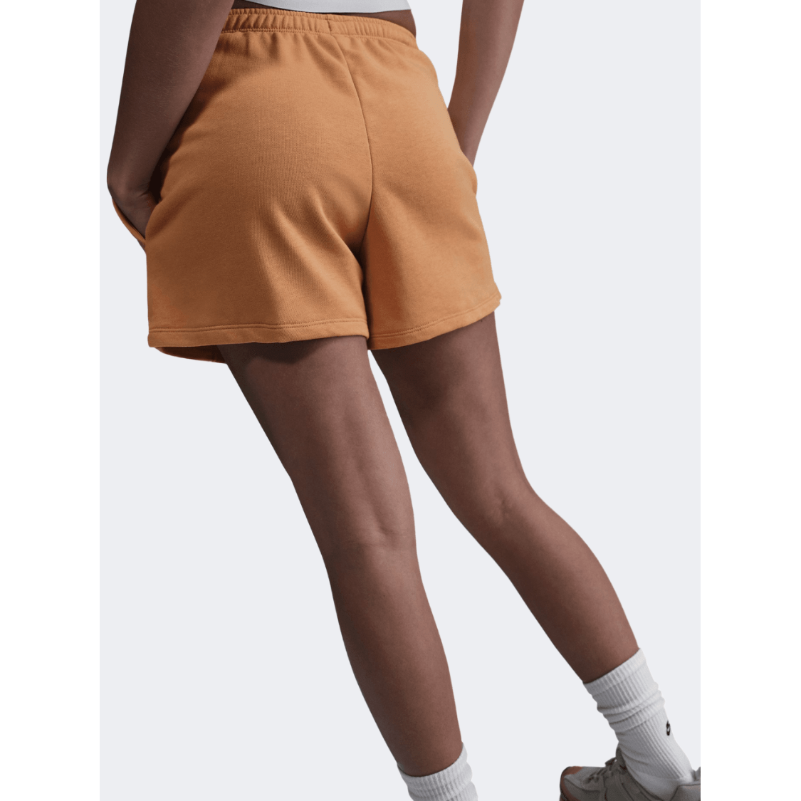 Nike Sportswear Chill French Terry Mid Rise 4 Inch Women Lifestyle Short Coppermoon - Medaid