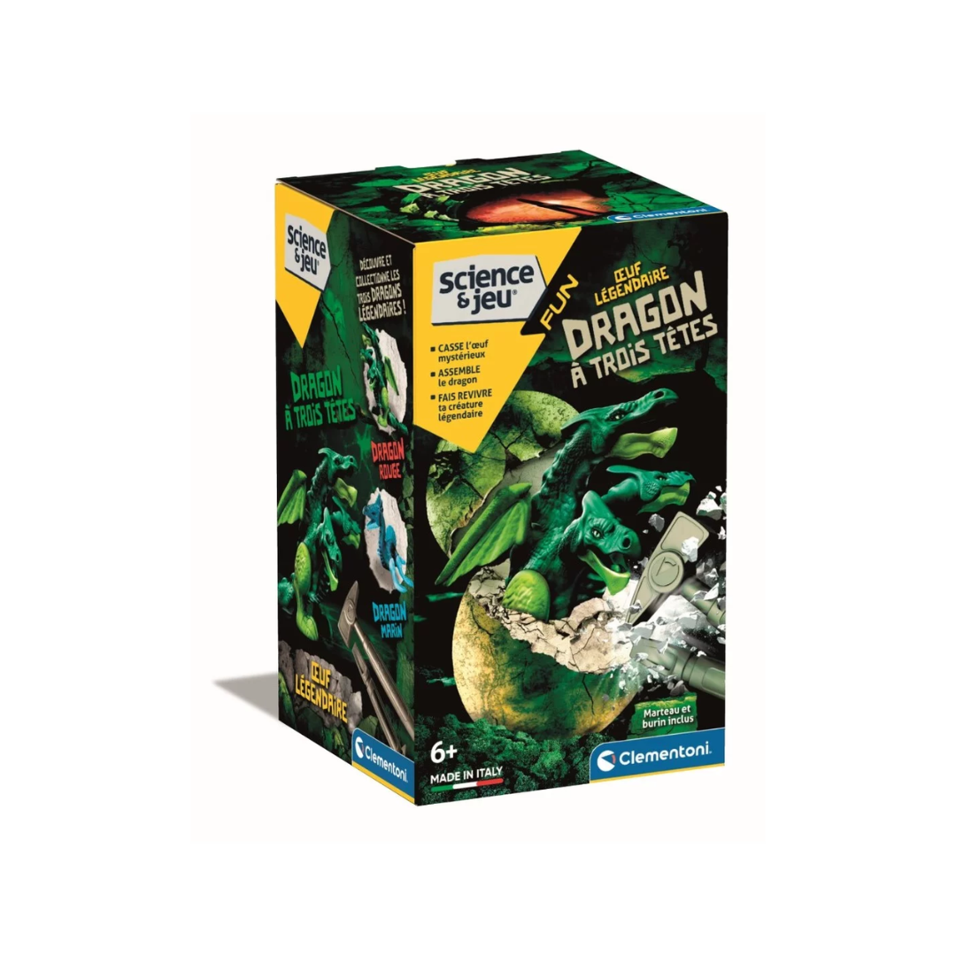 Clementoni Legendary Egg Three Headed Dragon - Medaid International