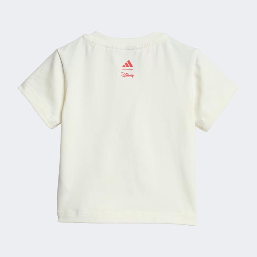 Adidas Disney Minnie Mouse Baby-Girls Sportswear Set Off White/Pink/Ruby - Medaid