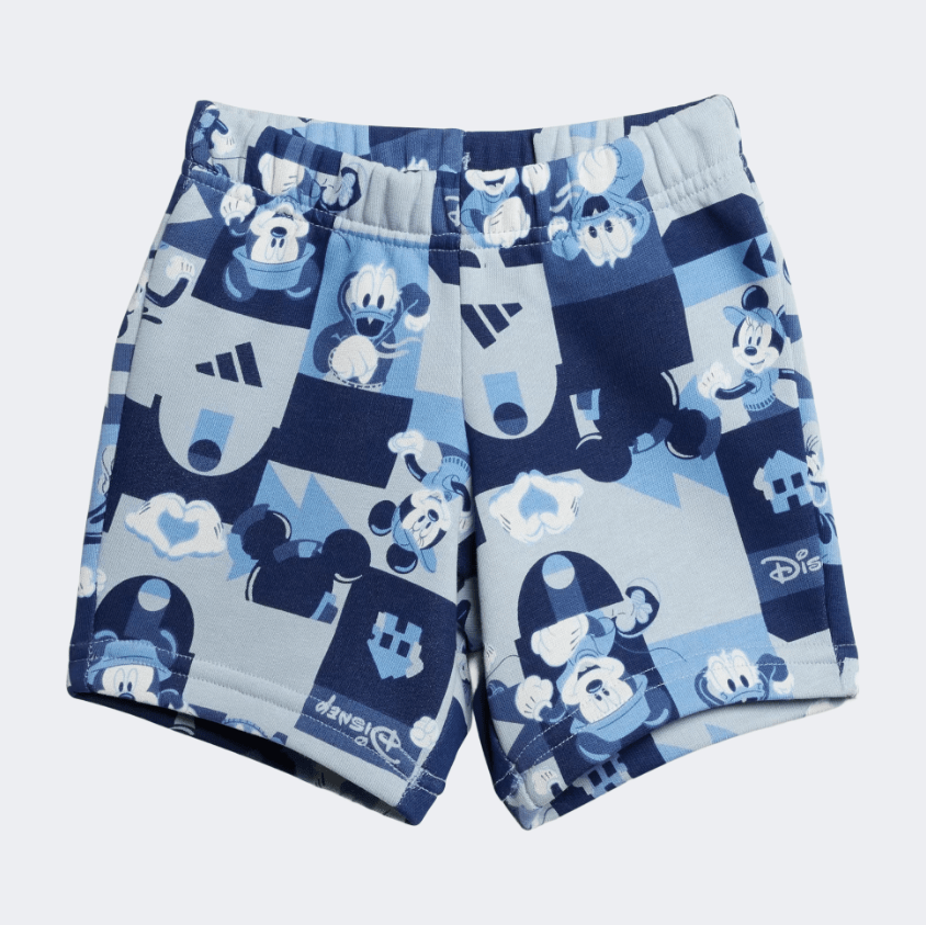 Adidas Disney Mickey Mouse Baby-Boys Sportswear Set Dark Blue/Yellow - Medaid