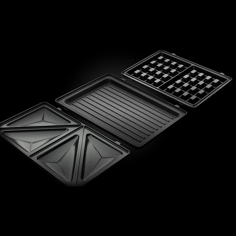 Russell Hobbs 3-in-1 Sandwich/Panini and Waffle Maker, 760 W - Medaid