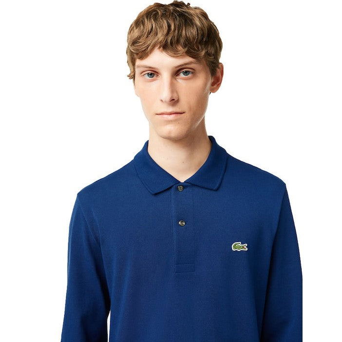 Classic Fit Long Sleeved L.12.12 Polo Shirt - Medaid International