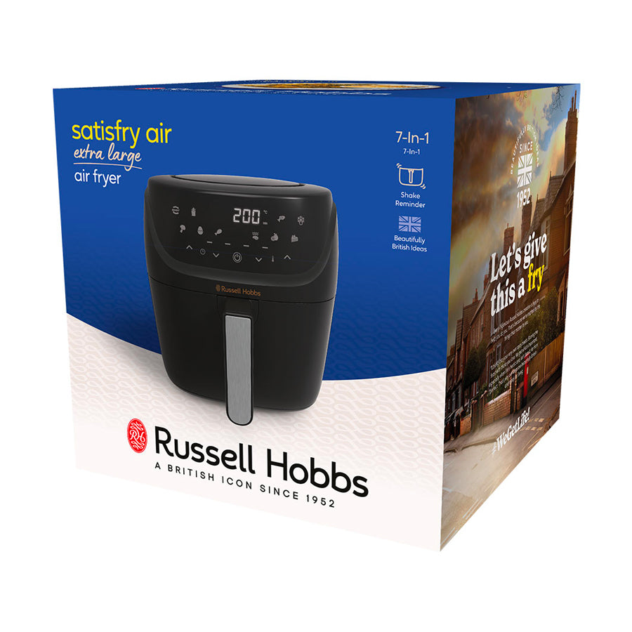Russell Hobbs Satisfry Air Fryer - 8 Litre Extra Large - Medaid