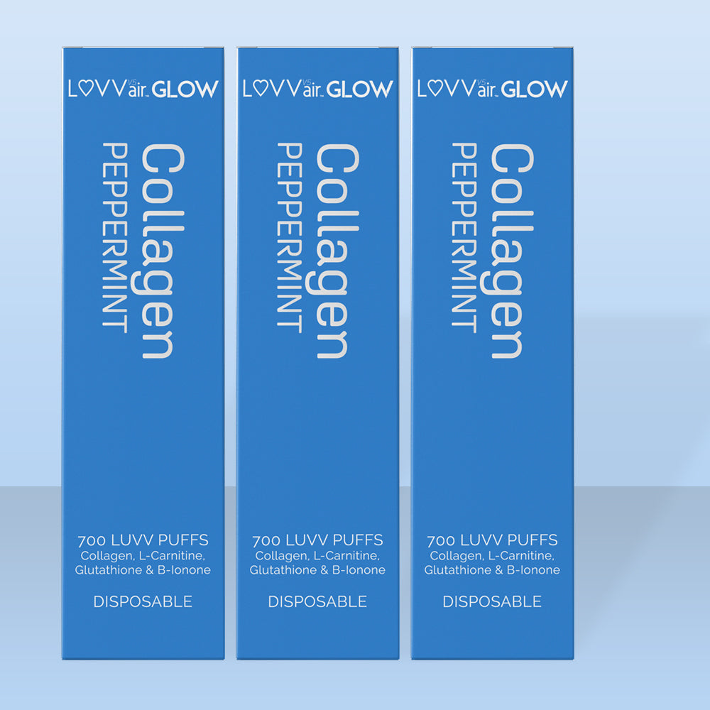 GLOW - Peppermint Flavored Collagen Cassia | Vitamin Inhaler - Medaid