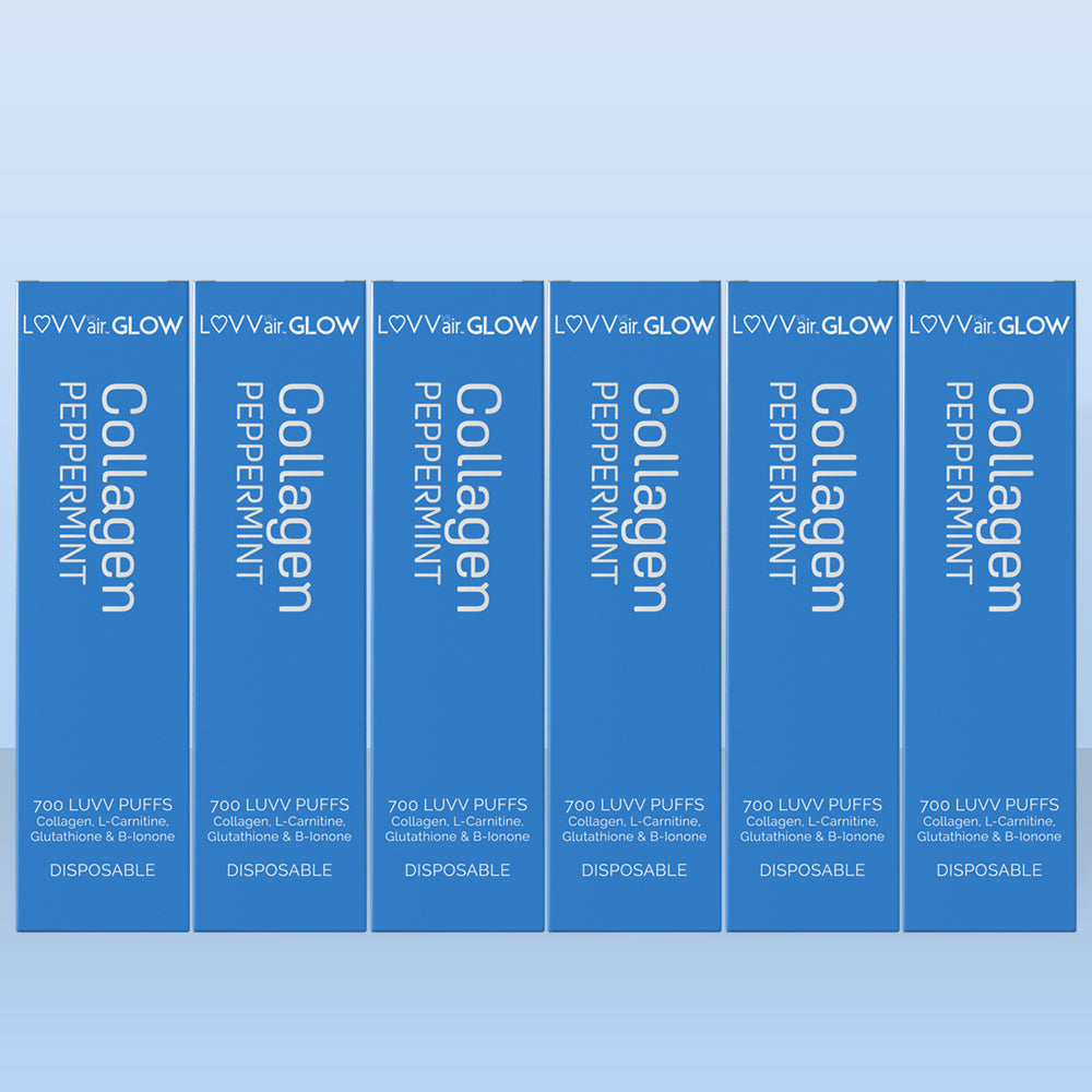 GLOW - Peppermint Flavored Collagen Cassia | Vitamin Inhaler - Medaid