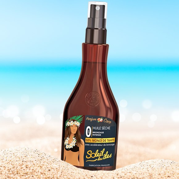 Soleil Des Îles Huile Seche Coco SPF 0 - 150 ml - Medaid
