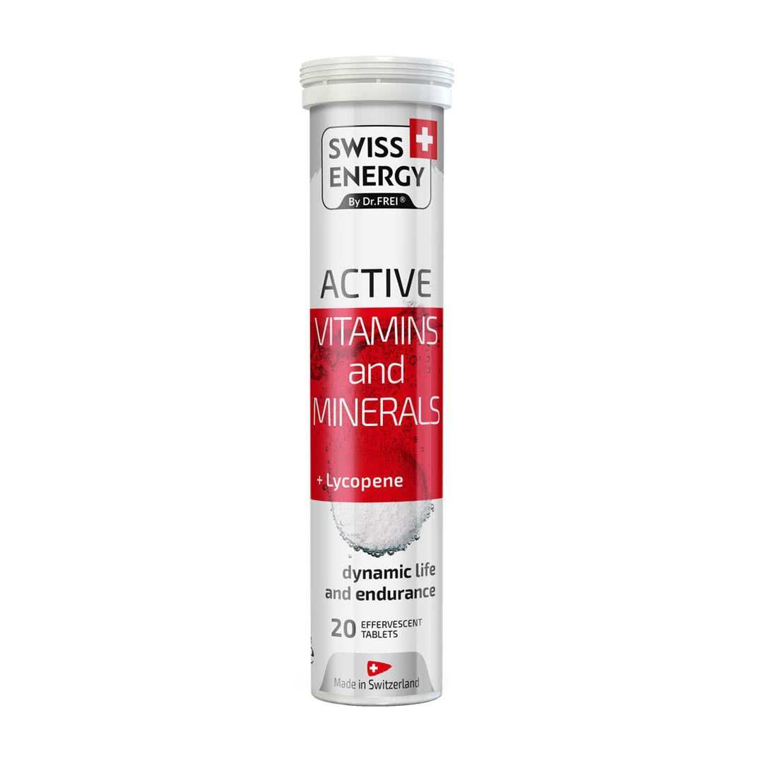 Swiss Energy Vitamins and minerals + Lycopene 20 Effervescent tablets - Medaid