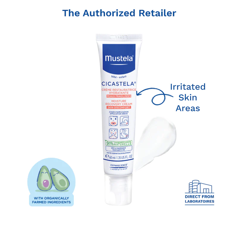 Mustela Cicastela Repairing Cream for Skin Discomfort (babies) - 40ml - Medaid - Lebanon