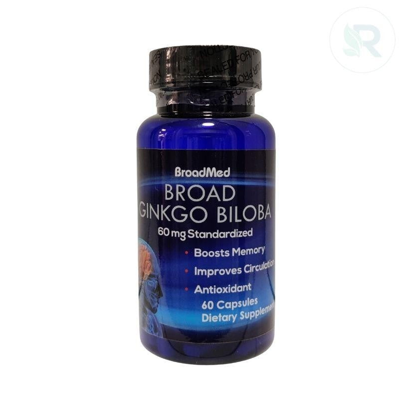 Broad Ginkgo Biloba - 60 Capsules Supplement