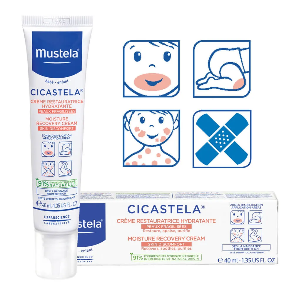 Mustela Cicastela Repairing Cream for Skin Discomfort (babies) - 40ml - Medaid - Lebanon