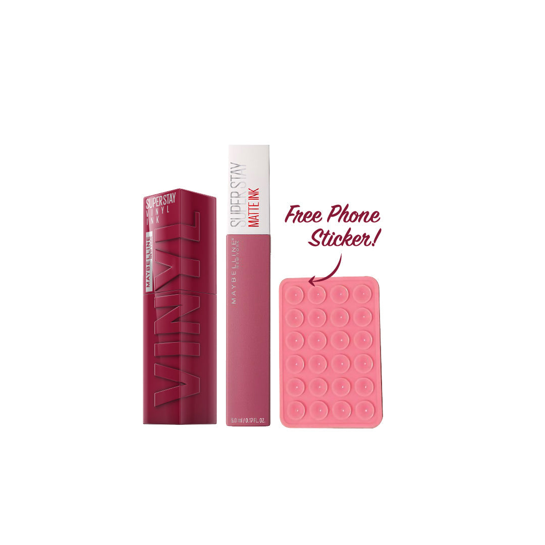 15% OFF Vinyl Ink Lipstick + Originals Stay Matte Ink + FREE Phone Sticker - Medaid