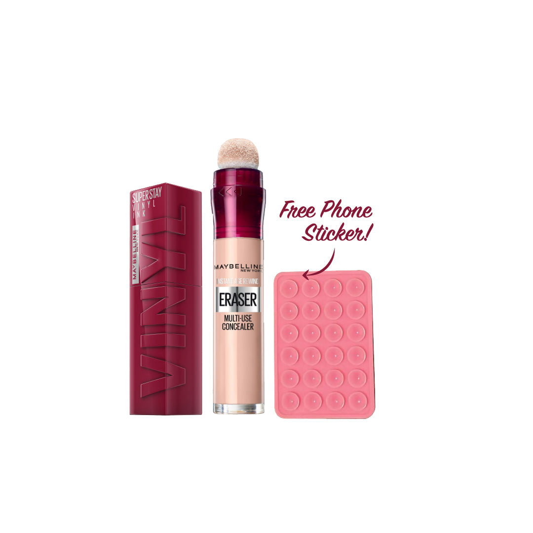 20% OFF Vinyl Ink Lipstick + Instant Age Rewind Concealer + FREE Phone Sticker - Medaid