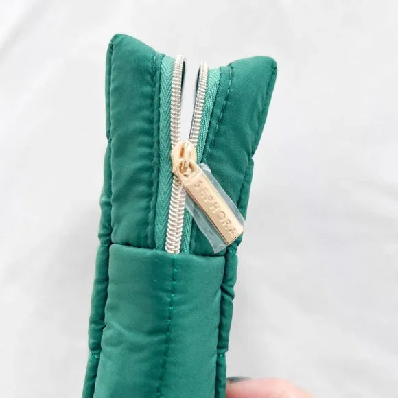 Sephora - Emerald Green Makeup Pouch - Medaid