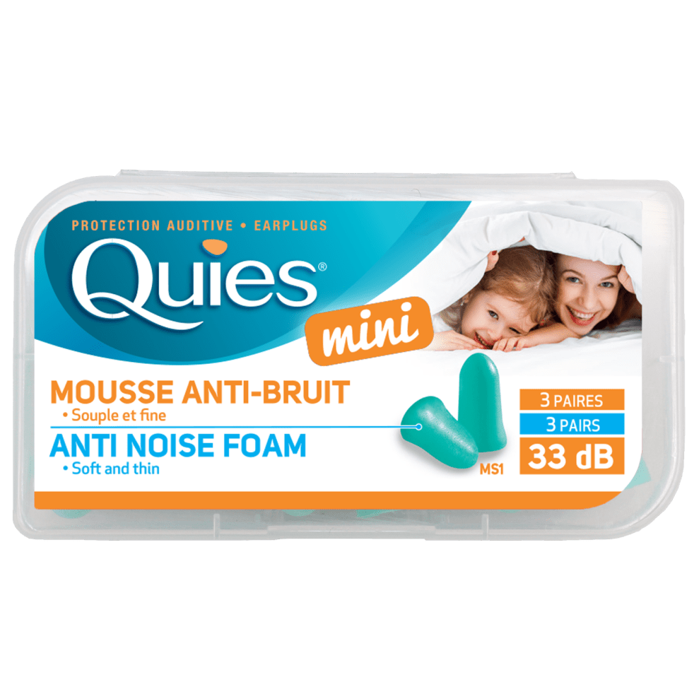 Quies Anti-Noise Foam Mini EarPlugs (Children) - Medaid
