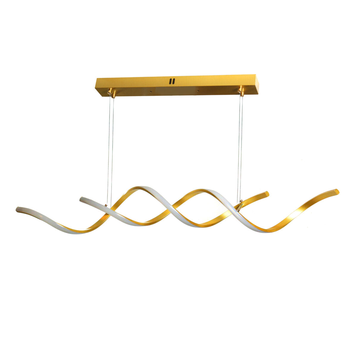120 CM, Modern Hanging LED Helix Pendant Lights for Dining Room, Kitchen, Bedroom, Living Room - Medaid