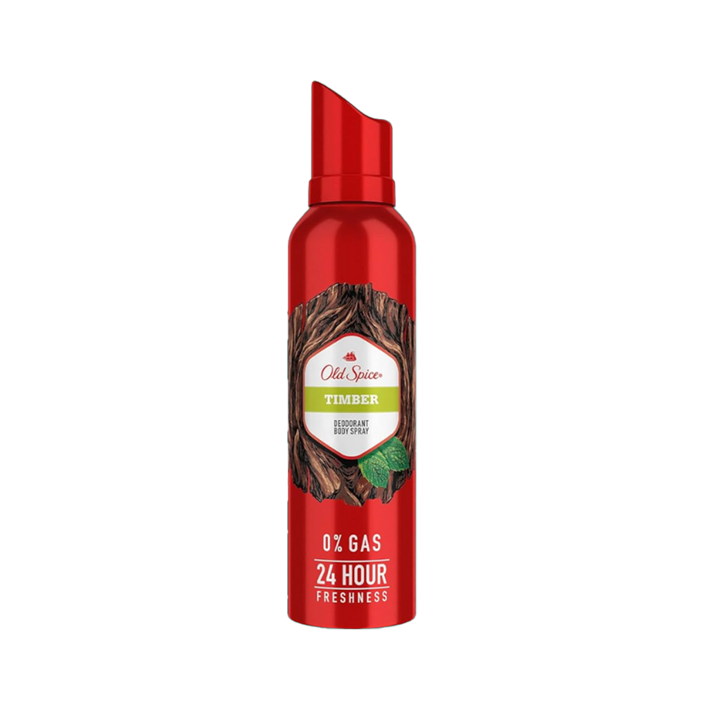 Old Spice Timber Spray Deodorant For Him - 140ml - Medaid