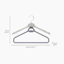 Joseph Joseph Orderly™ Set of 2 Ecru Long Garment Hangers - Medaid