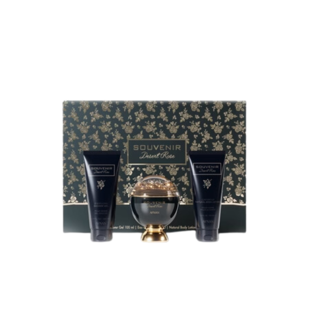 Afnan Set Souvenir Dessert Rose - Medaid