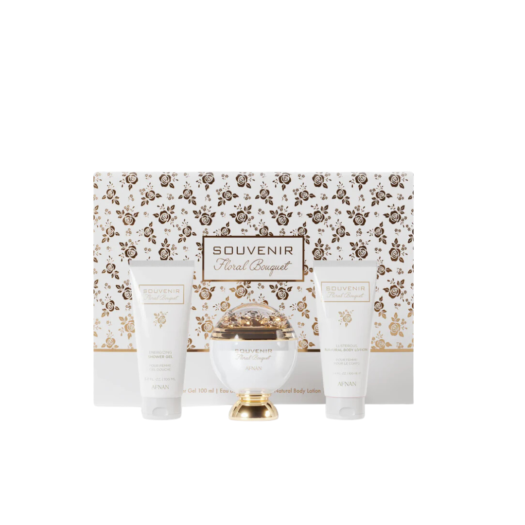 Afnan Set Souvenir Floral Bouquet - Medaid