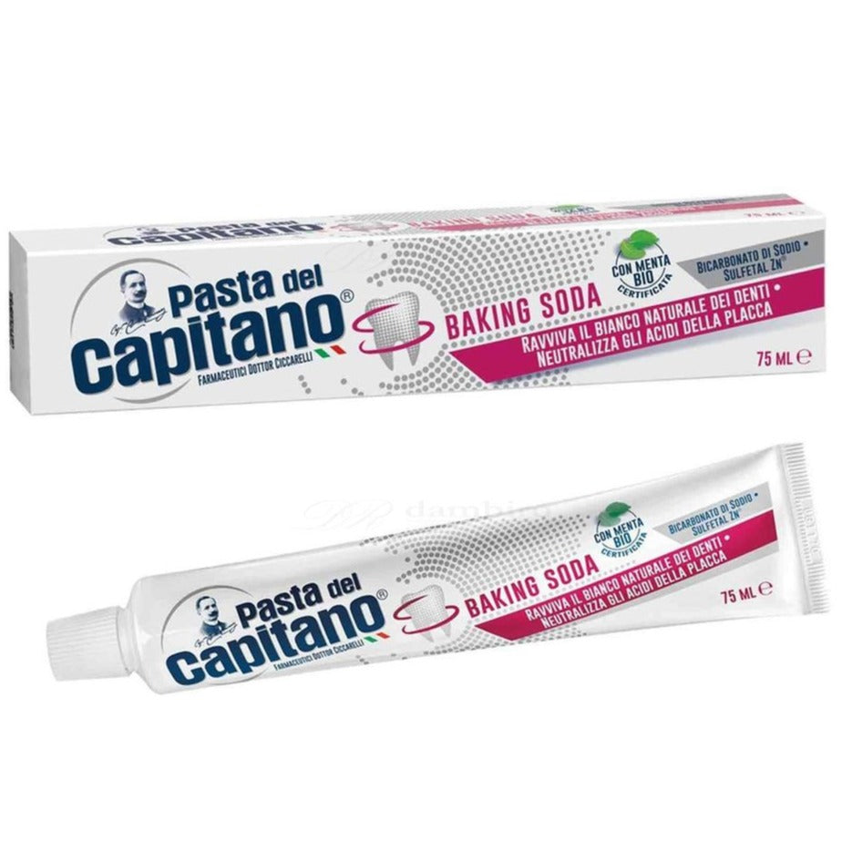 Pasta Del Capitano Baking Soda Toothpaste 75ML - Medaid