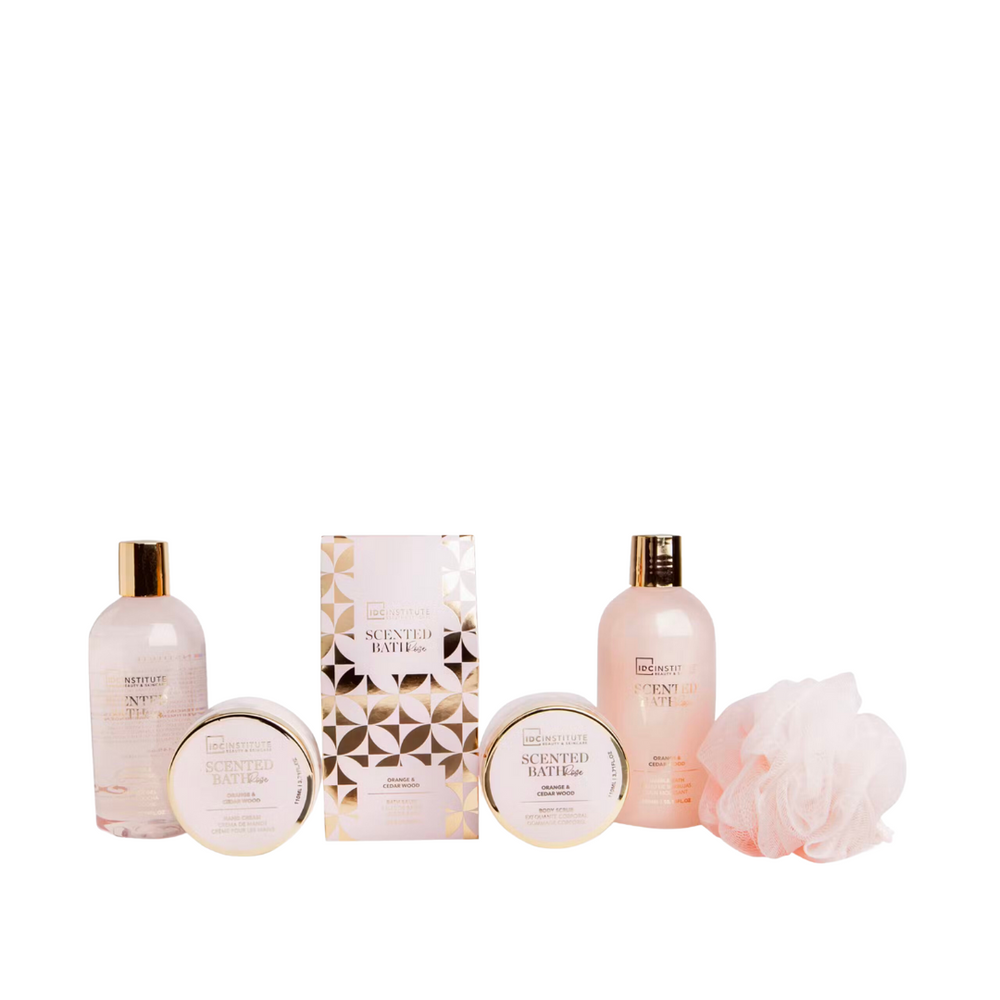 IDC Institute Scented Bath Gold Basket Set - Medaid